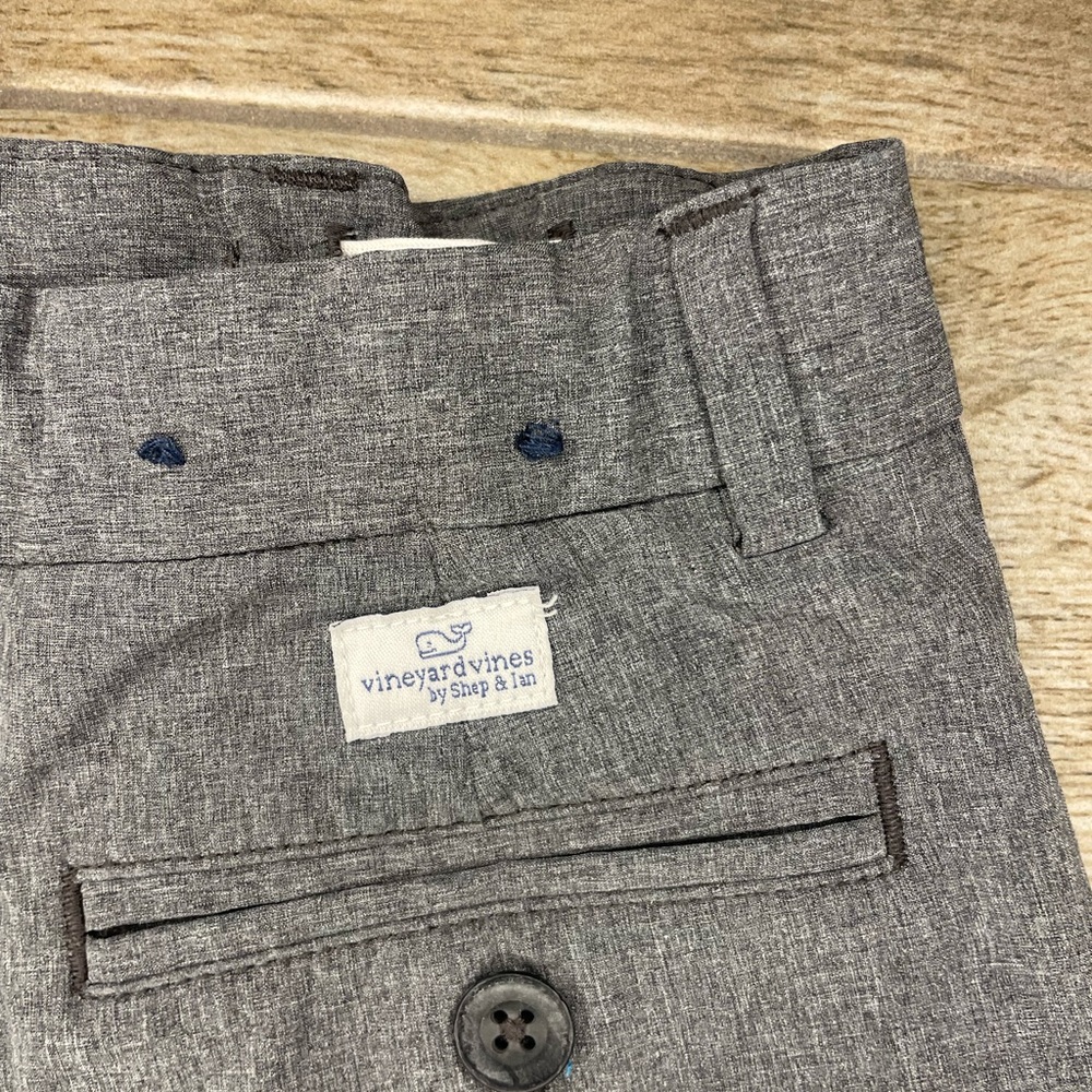 Gray Vineyard Vines Performance Breaker Shorts